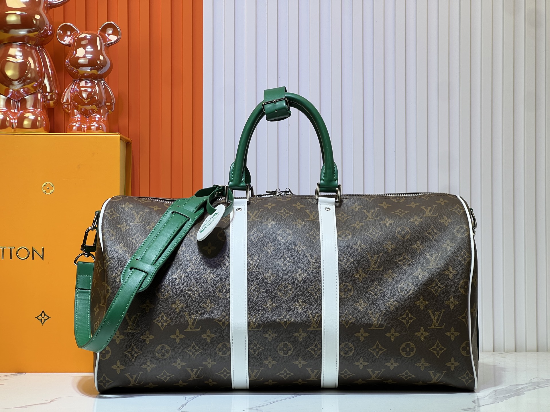 本当に後払いルイヴィトンコピー代引きキーポルBandoulière 50 M41416 Monogram Macassar LVスーパーコピーバッグN品国内発送対応人気サイト